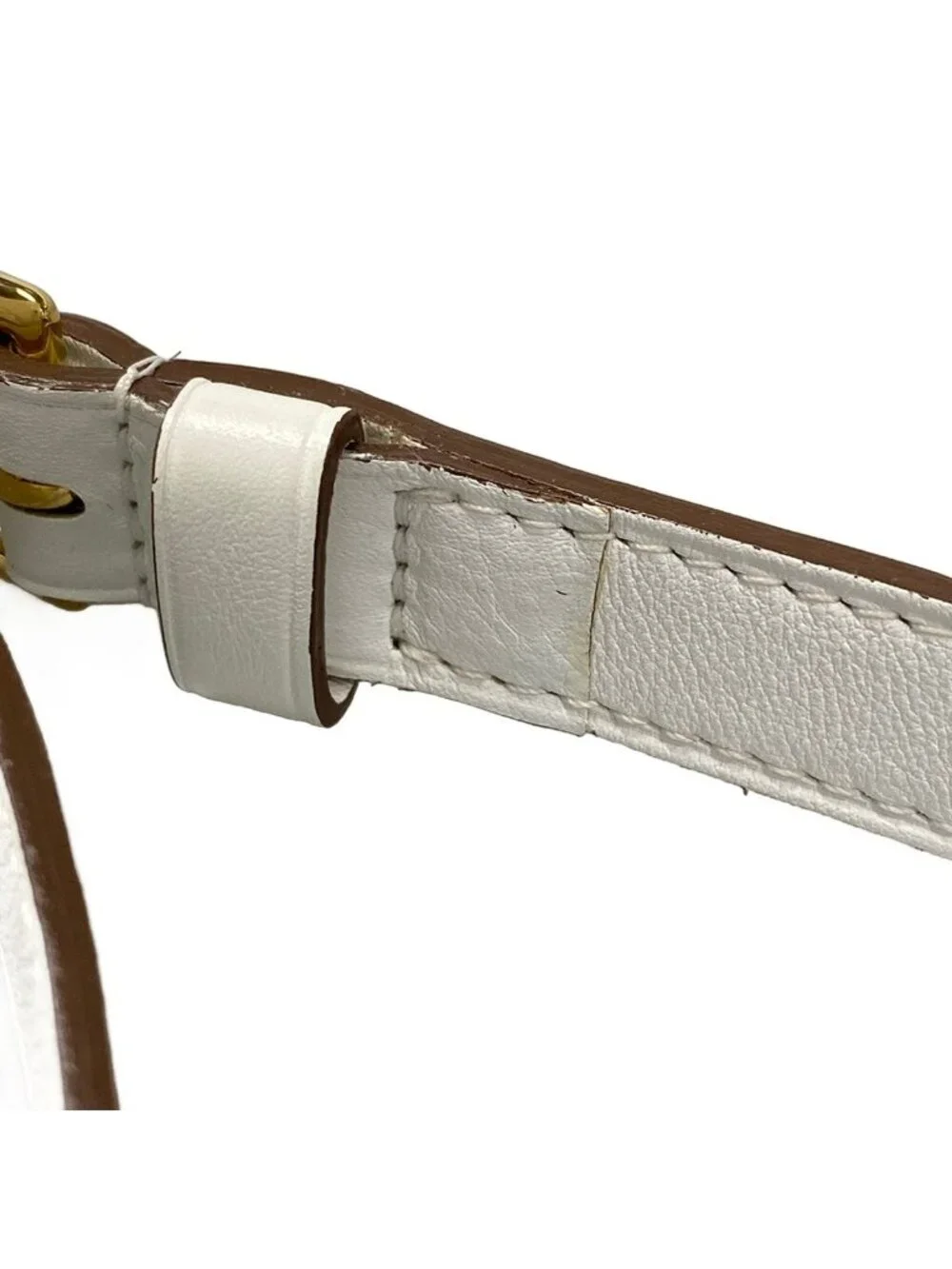 Louis Vuitton Shoulder Bag Cruise Collection Perforet Flore Saumur Blanc